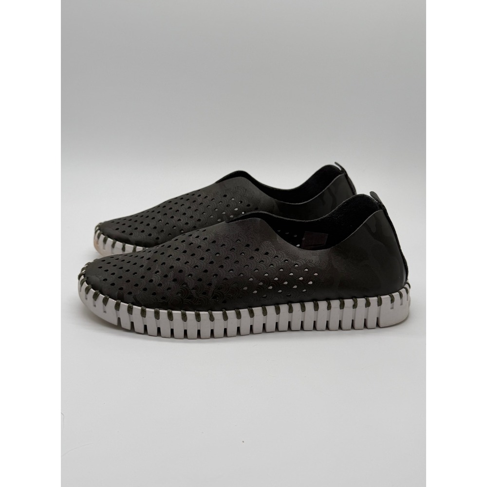 Ilse Jacobsen Tulip Women's Shoes Green Leather 8 Casual Comfort